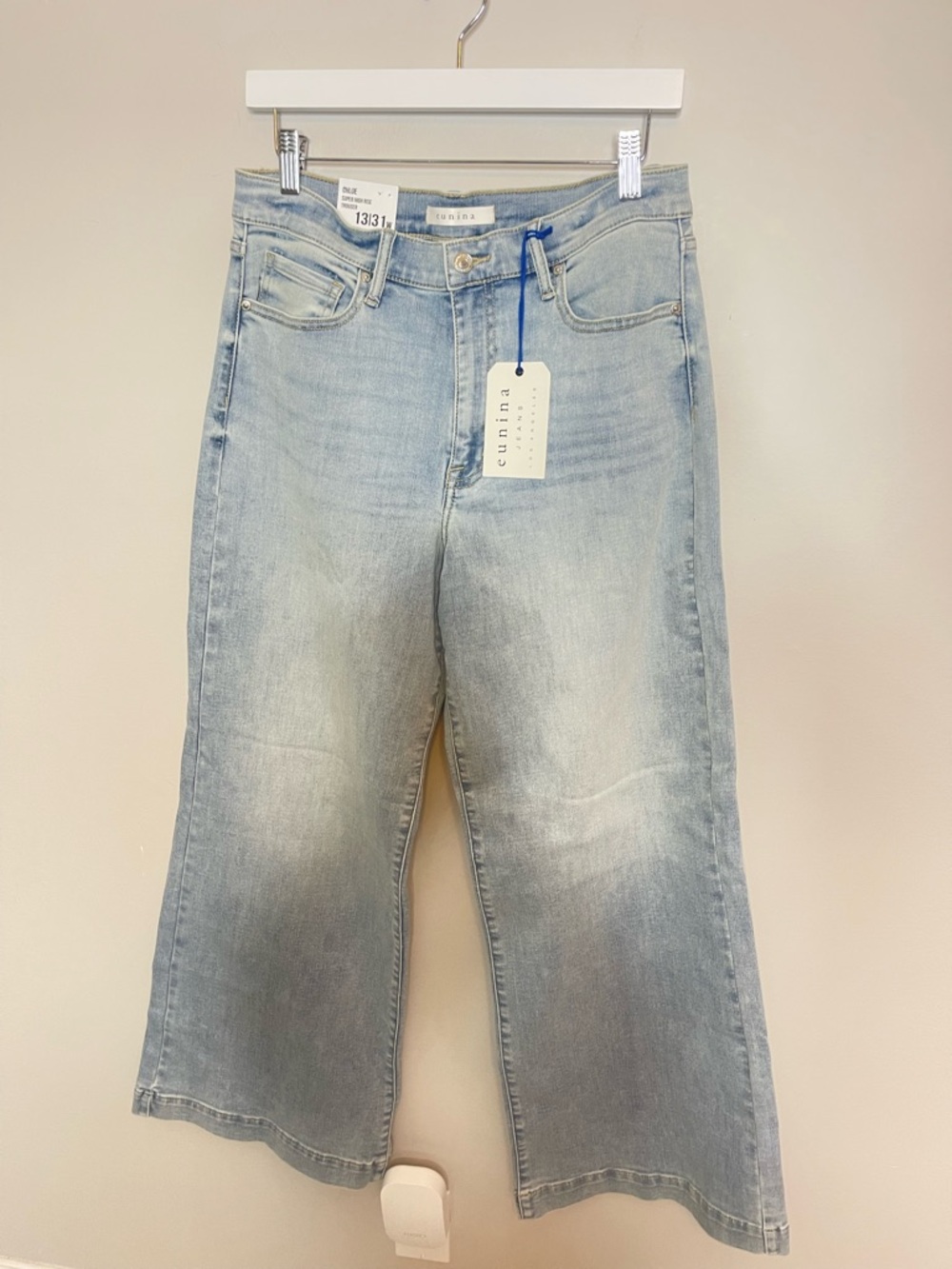 EUNINA CHLOE SUPER HIGH RISE TROUSER JEANS Size 31 NWT - Picture 9 of 13